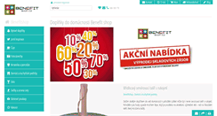 Desktop Screenshot of benefitshop.cz